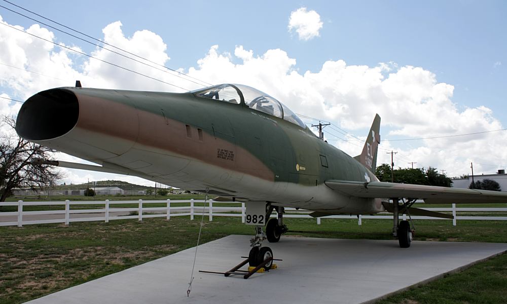 F-100F on display